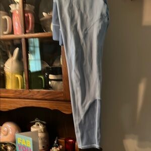 Blue Striped Pants by for love & lemons workout pants never worn